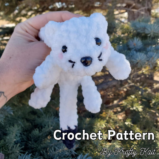 Crochet PATTERN: No-Sew Weasel Snuggler