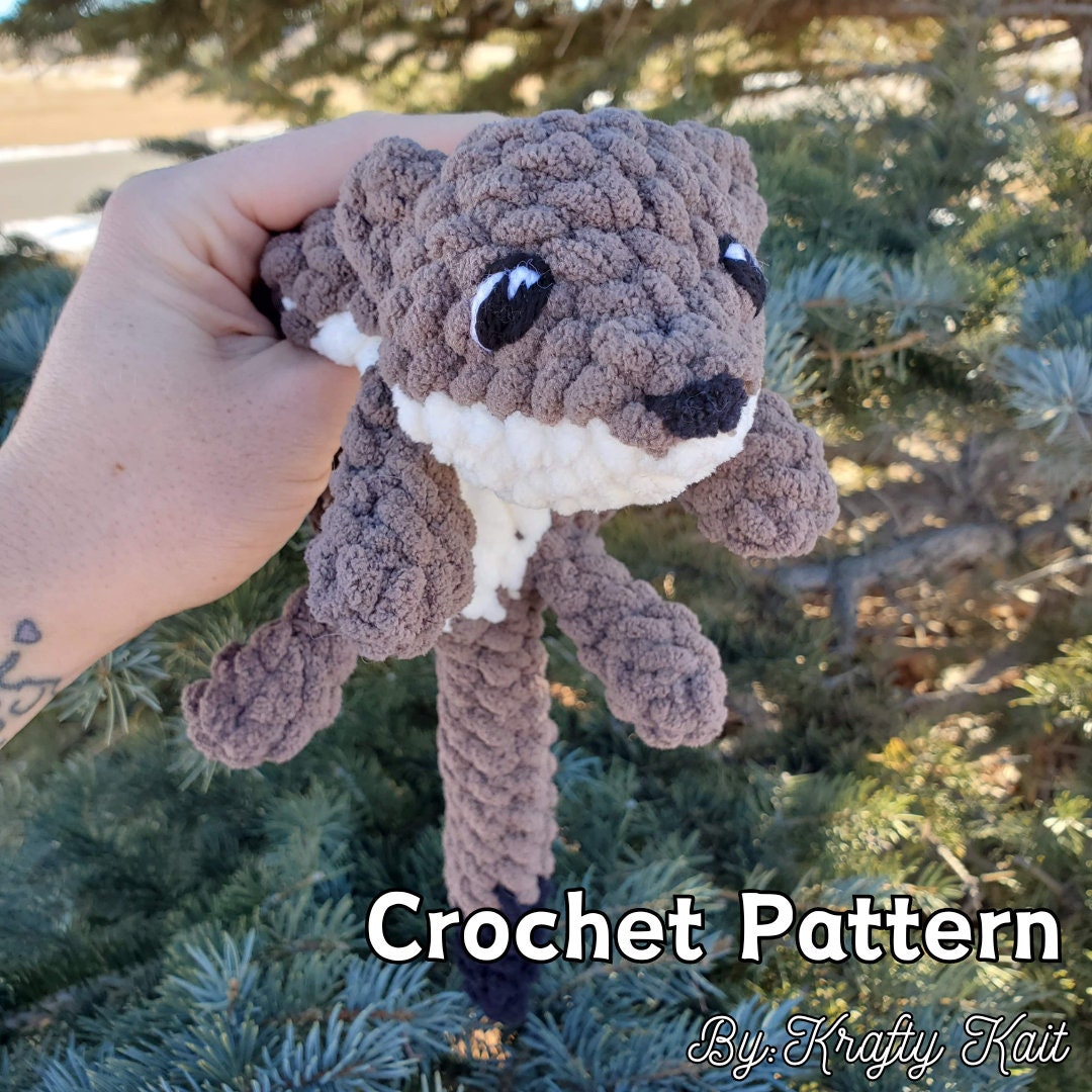 Crochet PATTERN: No-Sew Weasel Snuggler