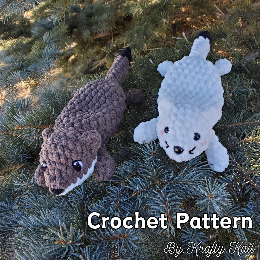 Weasel Rochet Pattern Crochet PATTERN: No-Sew Weasel Snuggler – Krafty Kait Shop